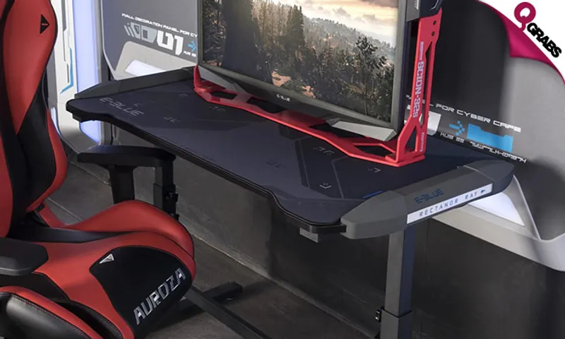 Adjustable Gaming Desk!